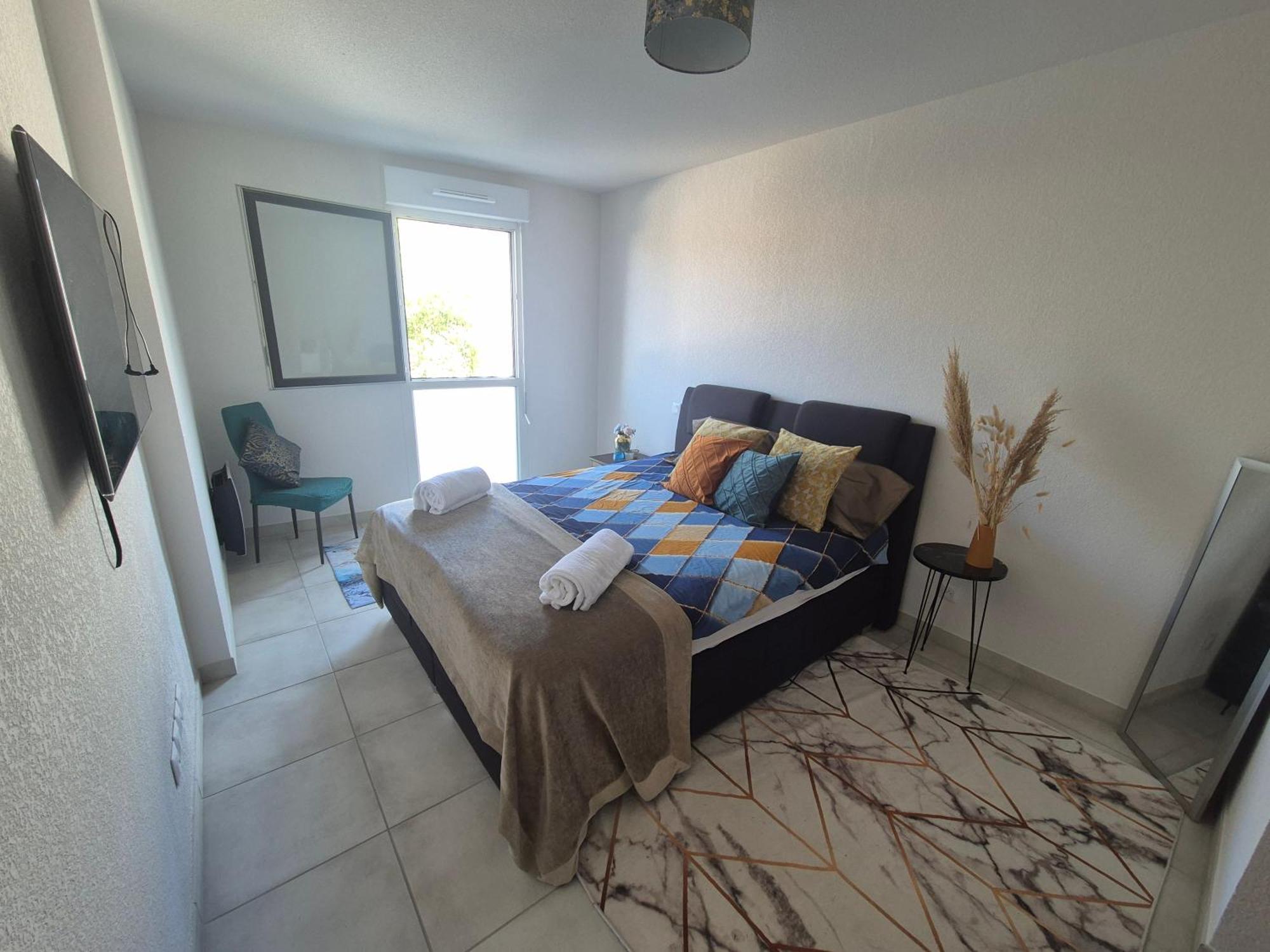 Appartement Bella Vista Marseillan Exteriör bild